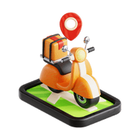 Mobile app interface with shopping and review features