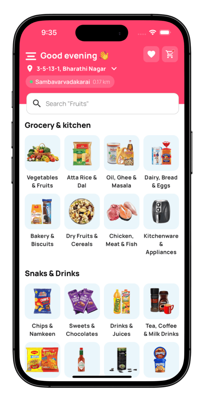 Prozen Mart screen 1