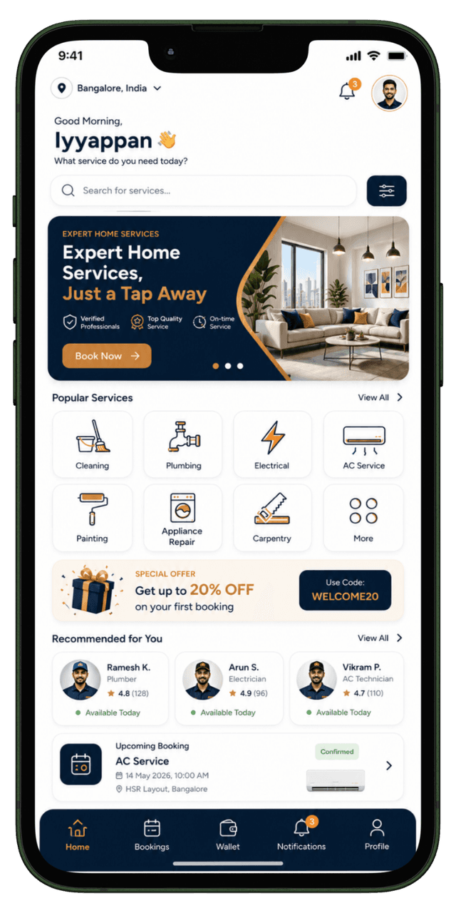 Prozen Services product screen 3