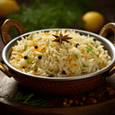 Rice menu screen in a food delivery app for online restaurant orders