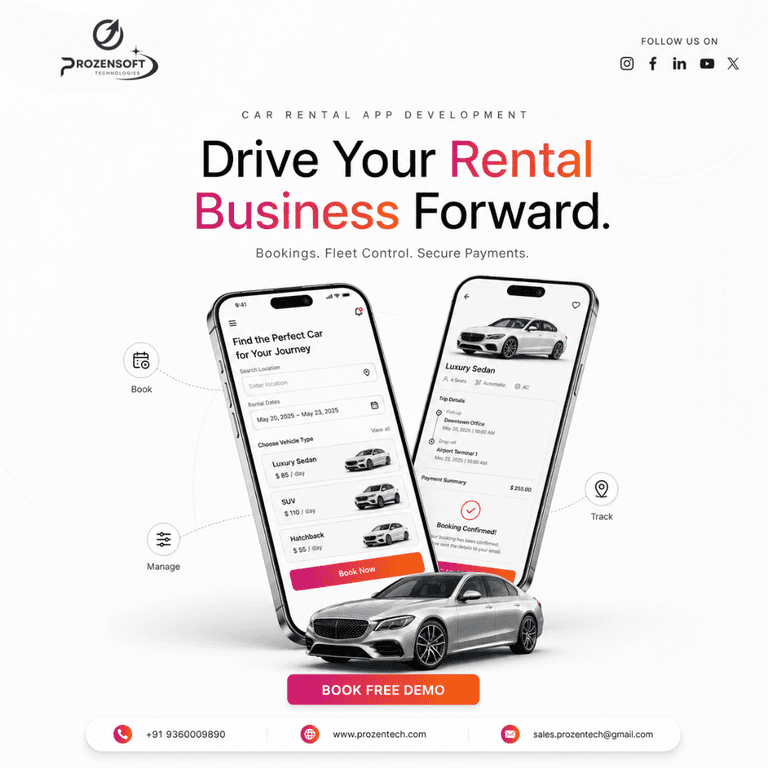 Car Rental App Development | Build a Smarter and Scalable Rental Business