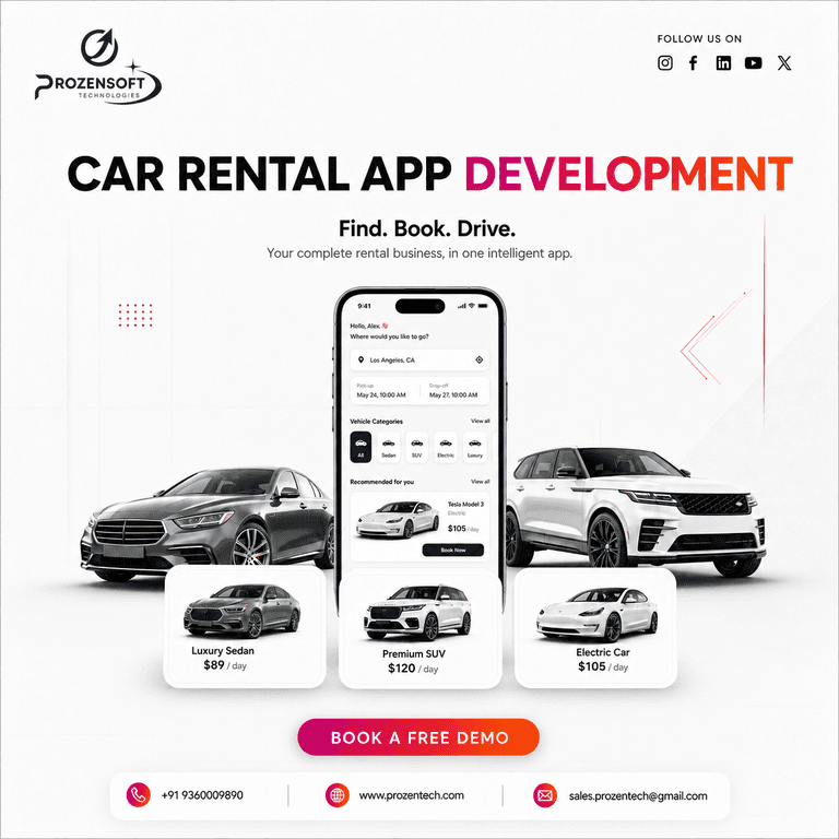 Car Rental App Development – Build a Smart, Scalable Rental Platform