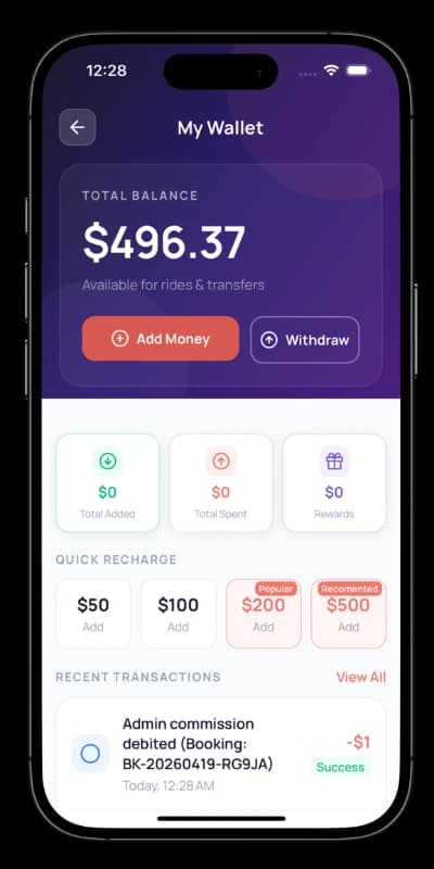 Super App Development Partner App β Earnings Wallet Partner combined earnings wallet across every module