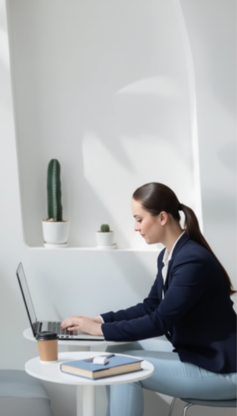 SMARTBRIDGE team member – professional woman business consultant working